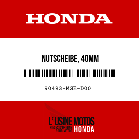 image de 90493-MGE-D00 NUTSCHEIBE, 40MM