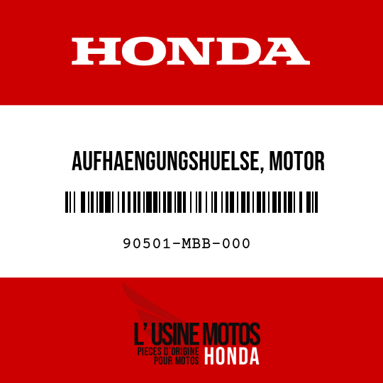 image de 90501-MBB-000 AUFHAENGUNGSHUELSE, MOTOR