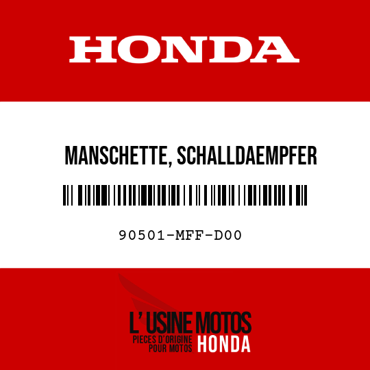 image de 90501-MFF-D00 MANSCHETTE, SCHALLDAEMPFER