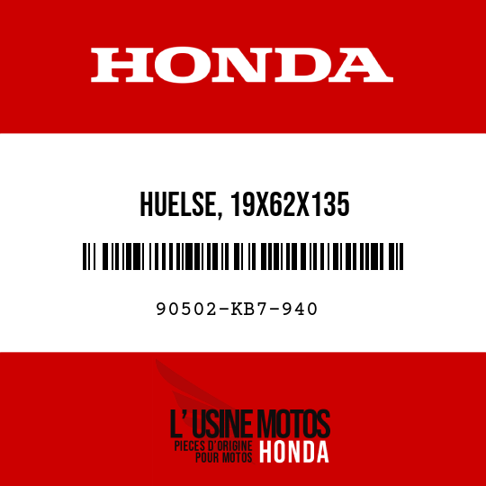 image de 90502-KB7-940 HUELSE, 19X62X135