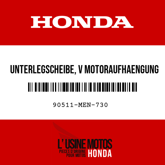 image de 90511-MEN-730 UNTERLEGSCHEIBE, V MOTORAUFHAENGUNG
