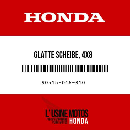 image de 90515-046-810 GLATTE SCHEIBE, 4X8