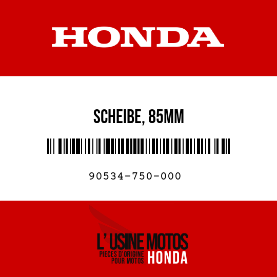 image de 90534-750-000 SCHEIBE, 85MM