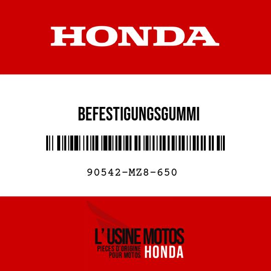 image de 90542-MZ8-650 BEFESTIGUNGSGUMMI