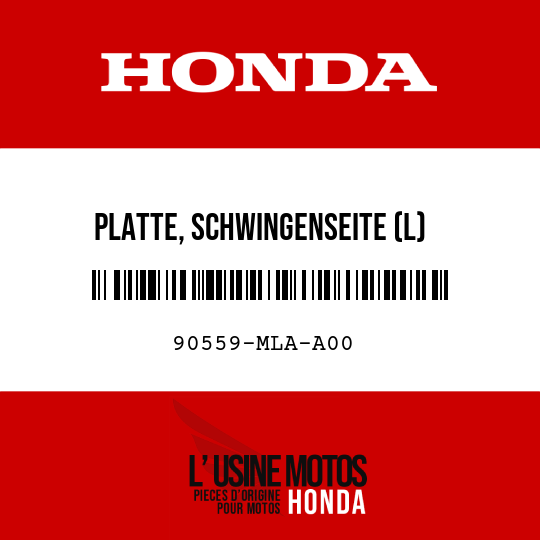 image de 90559-MLA-A00 PLATTE, SCHWINGENSEITE (L)