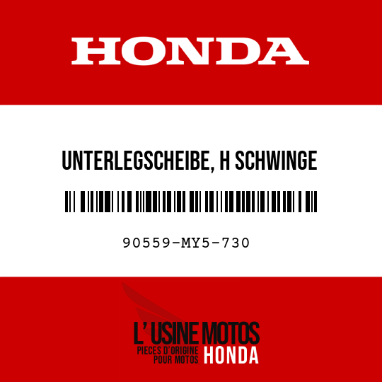 image de 90559-MY5-730 UNTERLEGSCHEIBE, H SCHWINGE