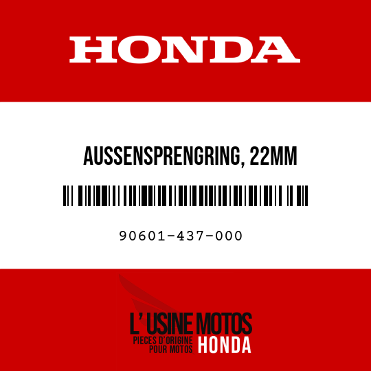 image de 90601-437-000 AUSSENSPRENGRING, 22MM
