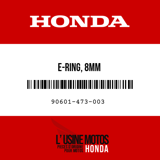image de 90601-473-003 E-RING, 8MM