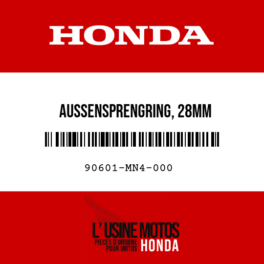 image de 90601-MN4-000 AUSSENSPRENGRING, 28MM