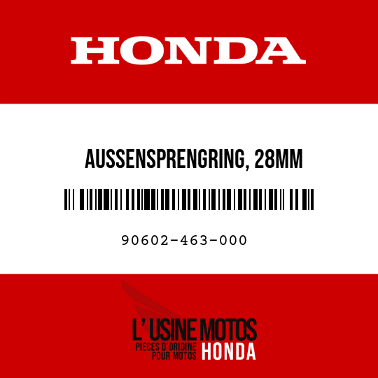 image de 90602-463-000 AUSSENSPRENGRING, 28MM