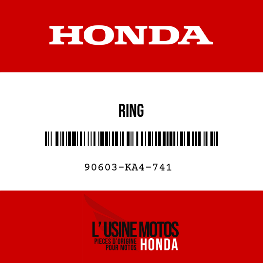 image de 90603-KA4-741 RING