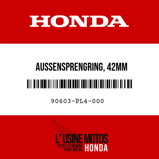 image de 90603-PL4-000 AUSSENSPRENGRING, 42MM