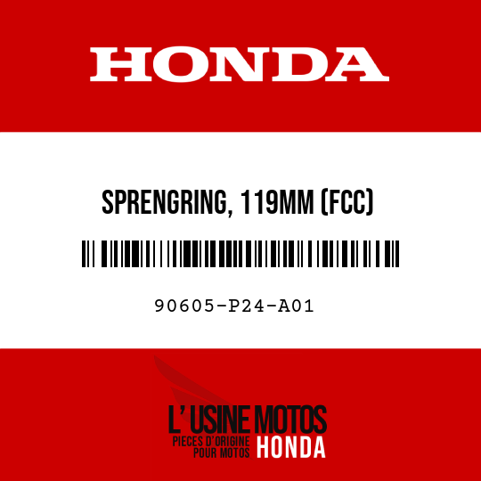 image de 90605-P24-A01 SPRENGRING, 119MM (FCC)