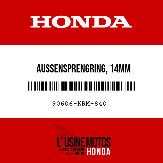 image de 90606-KRM-840 AUSSENSPRENGRING, 14MM