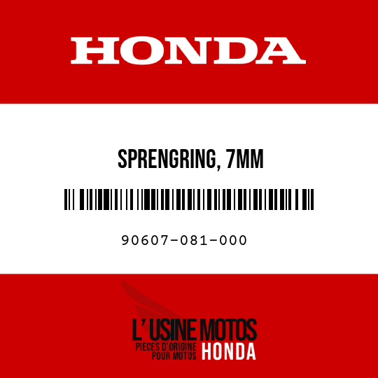 image de 90607-081-000 SPRENGRING, 7MM