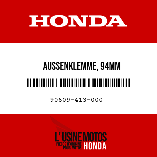 image de 90609-413-000 AUSSENKLEMME, 94MM