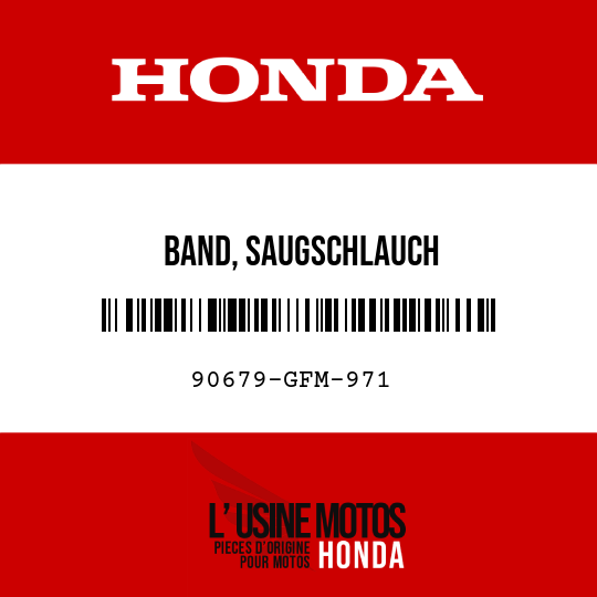 image de 90679-GFM-971 BAND, SAUGSCHLAUCH