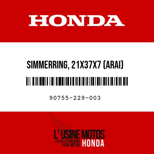 image de 90755-229-003 SIMMERRING, 21X37X7 (ARAI)
