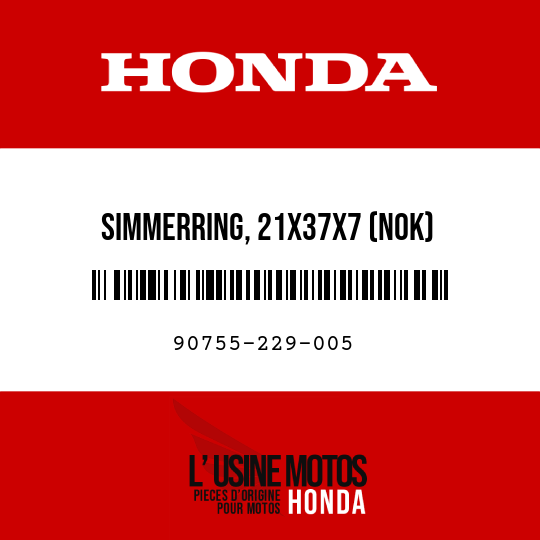 image de 90755-229-005 SIMMERRING, 21X37X7 (NOK)