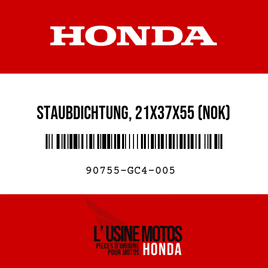 image de 90755-GC4-005 STAUBDICHTUNG, 21X37X55 (NOK)