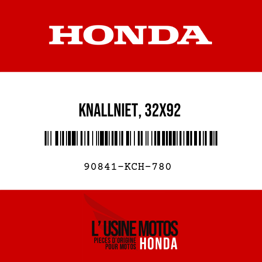 image de 90841-KCH-780 KNALLNIET, 32X92