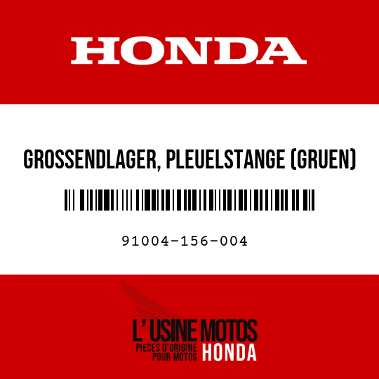 image de 91004-156-004 GROSSENDLAGER, PLEUELSTANGE (GRUEN) (TOMUSON)