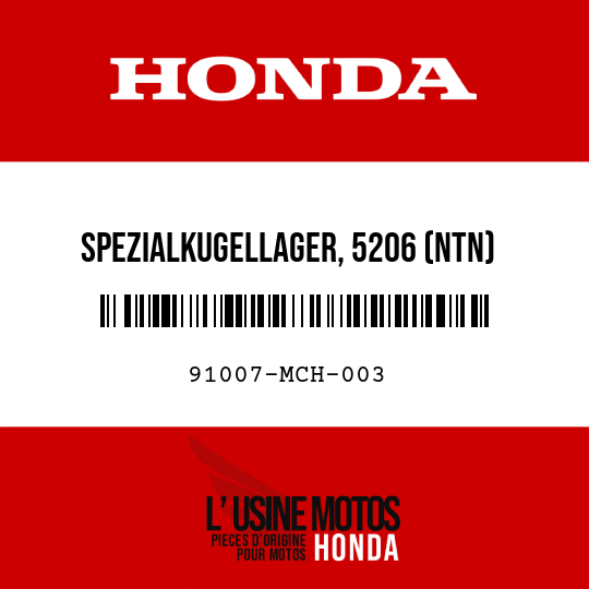 image de 91007-MCH-003 SPEZIALKUGELLAGER, 5206 (NTN)