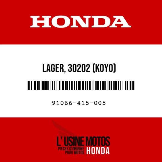 image de 91066-415-005 LAGER, 30202 (KOYO)