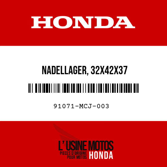 image de 91071-MCJ-003 NADELLAGER, 32X42X37