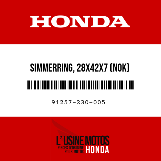 image de 91257-230-005 SIMMERRING, 28X42X7 (NOK)