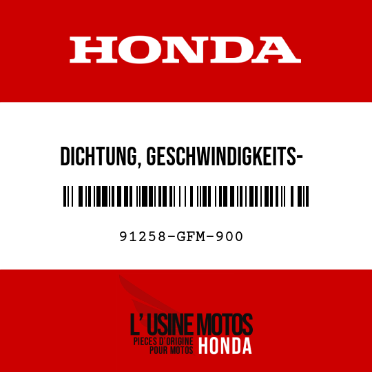 image de 91258-GFM-900 DICHTUNG, GESCHWINDIGKEITS- MESSERGETRIEBEKASTEN