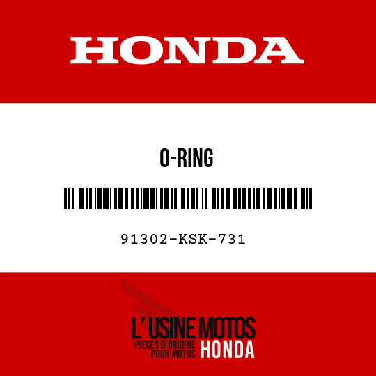 image de 91302-KSK-731 O-RING