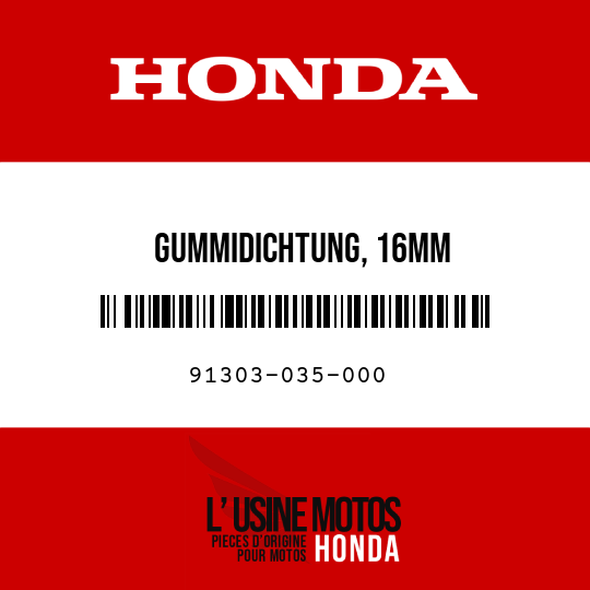 image de 91303-035-000 GUMMIDICHTUNG, 16MM