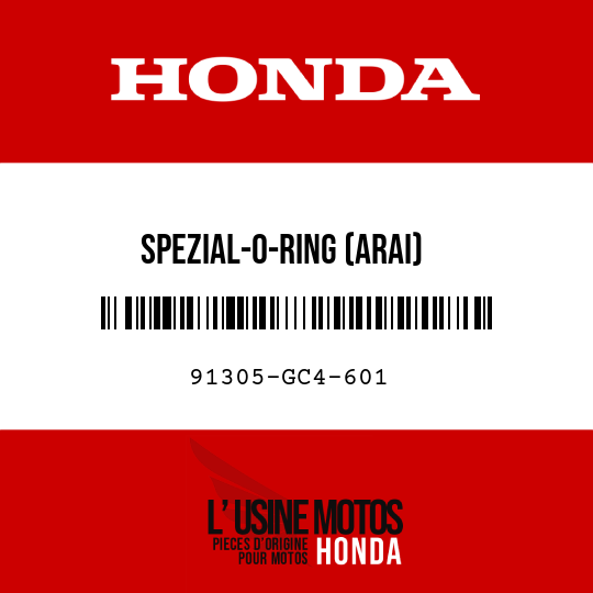 image de 91305-GC4-601 SPEZIAL-O-RING (ARAI)