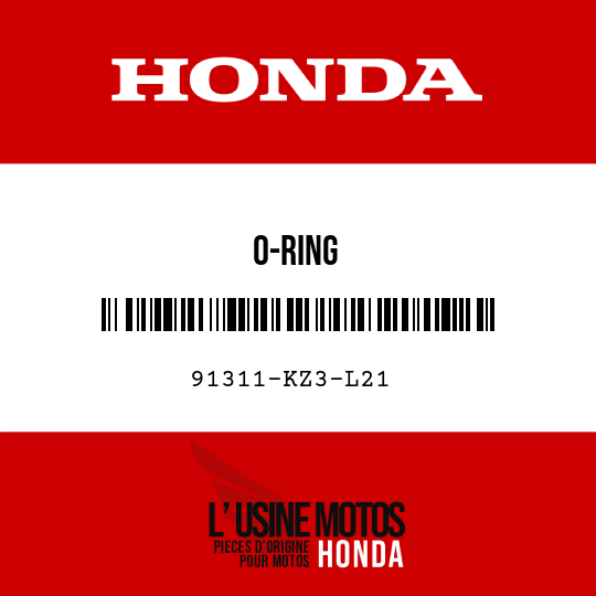 image de 91311-KZ3-L21 O-RING