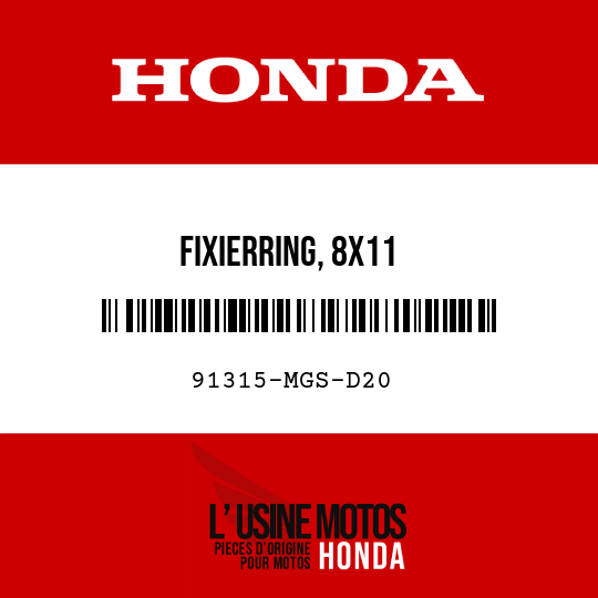 image de 91315-MGS-D20 FIXIERRING, 8X11