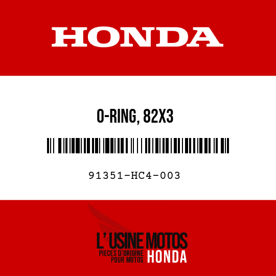 image de 91351-HC4-003 O-RING, 82X3
