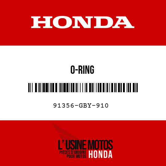 image de 91356-GBY-910 O-RING