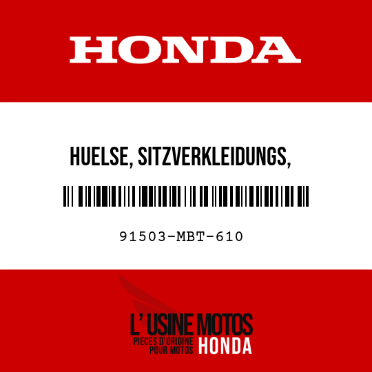 image de 91503-MBT-610 HUELSE, SITZVERKLEIDUNGS, BEFESTIGUNG