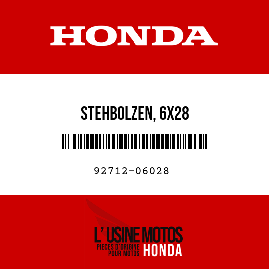 image de 92712-06028 STEHBOLZEN, 6X28