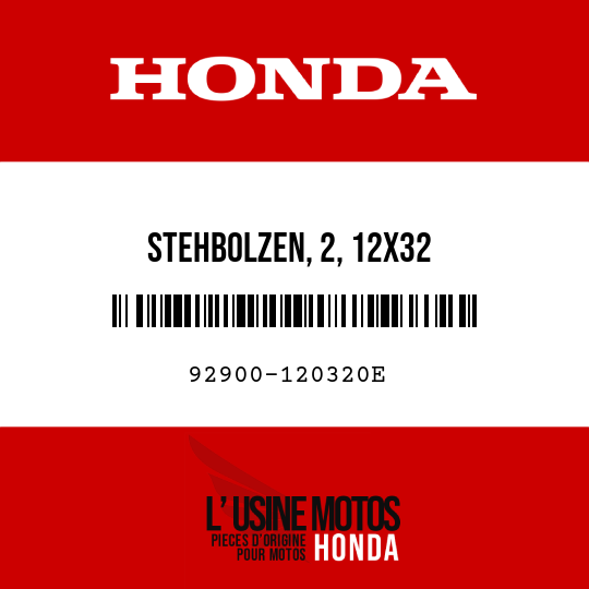 image de 92900-120320E STEHBOLZEN, 2, 12X32