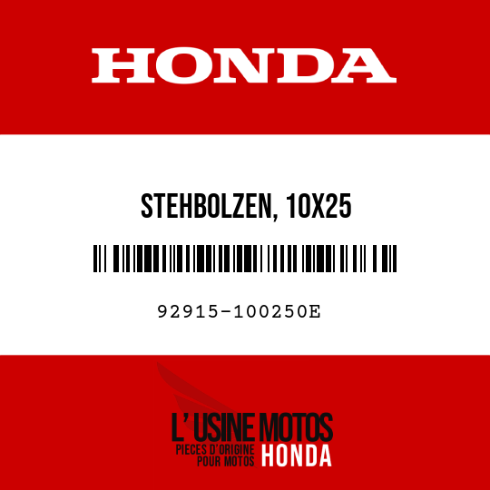 image de 92915-100250E STEHBOLZEN, 10X25