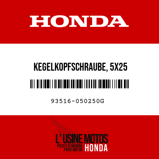 image de 93516-050250G KEGELKOPFSCHRAUBE, 5X25