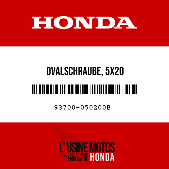image de 93700-050200B OVALSCHRAUBE, 5X20