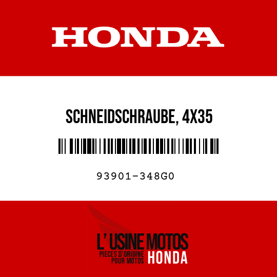 image de 93901-348G0 SCHNEIDSCHRAUBE, 4X35