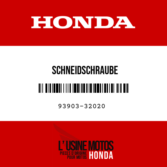 image de 93903-32020 SCHNEIDSCHRAUBE