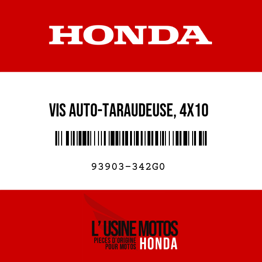 image de 93903-342G0 VIS AUTO-TARAUDEUSE, 4X10