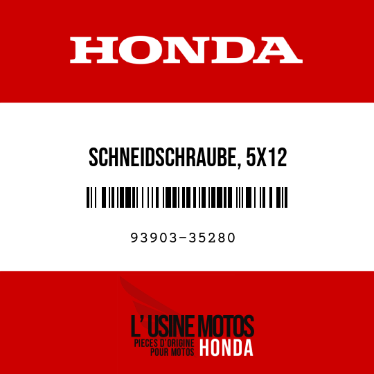 image de 93903-35280 SCHNEIDSCHRAUBE, 5X12