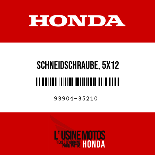 image de 93904-35210 SCHNEIDSCHRAUBE, 5X12