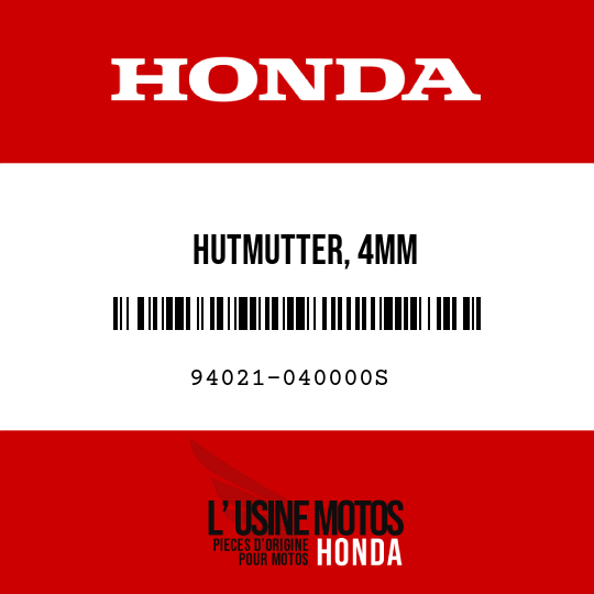 image de 94021-040000S HUTMUTTER, 4MM